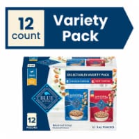 Blue Buffalo Delectables Grain Free Natural Chicken & Beef Wet Dog Food Topper Variety Pack