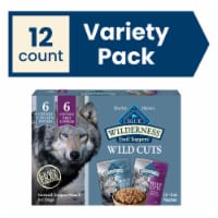 Blue Buffalo Wilderness Trail Toppers Wet Dog Food High-Protein Variety Pack Chicken & Beef Perspective: Main