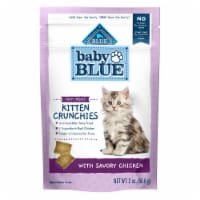 Blue Buffalo Baby Blue Kitten Crunchies with Savory Chicken Natural Kitten Treats
