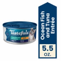 Blue Buffalo Tastefuls Ocean Fish and Tuna Entree Pate Wet Cat Food