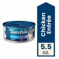 Blue Buffalo Tastefuls Natural Tender Morsels Chicken Entrée in Savory Sauce Wet Cat Food