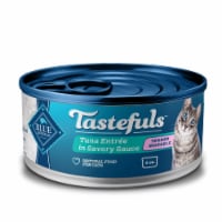 Blue Buffalo Tastefuls Natural Tender Morsels Tuna Entrée in Savory Sauce Wet Cat Food