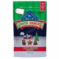 Blue Buffalo Soft Dog Treats Bits Santa Snacks Chicken Perspective: Main