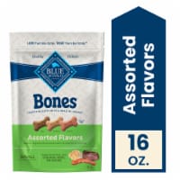 Blue Buffalo Bones Crunchy Biscuit Small Dog Treats Assorted Flavors Perspective: Main