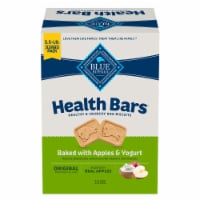 Blue Buffalo Health Bars Natural Apples & Yogurt Crunchy Dog Treat Biscuits Perspective: Main