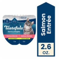 Blue Buffalo Tastefuls Savory Singles Natural Wet Cat Food Gravy Twin-Pack Salmon Perspective: Main