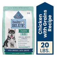 Blue Buffalo Baby BLUE Natural Dry Food for Puppies, High-Protein Savory Chicken Recipe, 20-lb Bag Perspective: Main