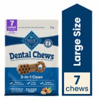 Blue Buffalo Dental Chews Large Natural Dog Treats Chicken & Spearmint Perspective: Main