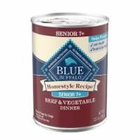 Blue Buffalo™ Homestyle Recipe™ Natural Senior Beef & Vegetable Wet Dog Food Perspective: Main