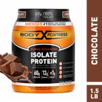 Body Fortress® Super Advanced Isolate Chocolate Protein Powder Perspective: Main