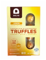 Delve™ White Chocolate Lemon Mascarpone Truffle Box Perspective: Main