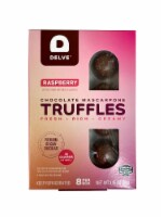 Delve™ Milk Chocolate Raspberry Mascarpone Truffle Box Perspective: Main