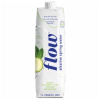 Flow® OOrganic Cucumber + Mint Flavored Alkaline Spring Water Perspective: Main