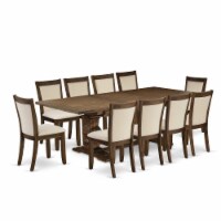I3MZ7-NN-32 7-Piece Dining Set - A Gorgeous Kitchen Table and 6 Attractive Light Beige Li