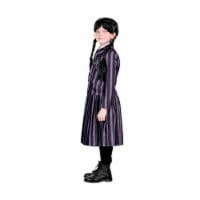 Wednesday Inspired Gothic Girl School Uniform Child Costume | Medium