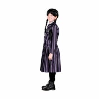 Wednesday Inspired Gothic Girl School Uniform Child Costume | Large