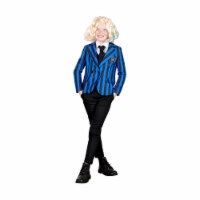 Wednesday Inspired Gothic Girls Friend School Uniform Child Costume | Large