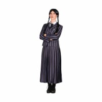 Wednesday Inspired Gothic Girl School Uniform Adult Costume | Medium