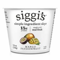 siggi’s Mango Passionfruit Icelandic-Style Lowfat Yogurt, 5.3 oz Perspective: Main