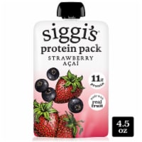 siggi's Reduced Fat Protein Pack, Strawberry Acai Yogurt Pouch Perspective: Main