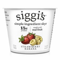 Siggi's® Strawberry Banana Lowfat Icelandic-Style Yogurt Cup Perspective: Main