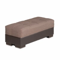 ARMADA LOUNGE SECTIONAL OTTOMAN 14 BROWN/BROWN