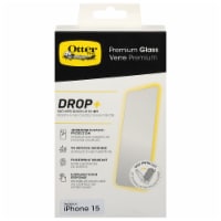 OtterBox Drop + Premium Glass Antimicrobial Screen Protector iPhone 15 Perspective: Main