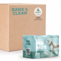 Bark & Clean Dog Pee Pads, Heavy Duty Absorbency, 23 x 23 , Bulk 200 Count