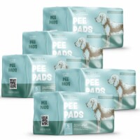 Bark & Clean Traveler's Dog Pee Pads, Heavy Duty Absorbency, 23 x 23 , 5 Packs of 5 Pads
