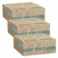 Bark & Clean Keep It Clean Medium Vinyl Gloves - 3 Boxes of 20 Gloves
