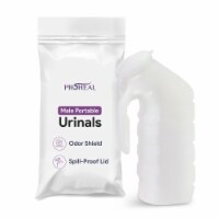 ProHeal Portable Urinals for Men, Spill-Proof Pee Bottles, 32oz. Capacity - 3 Pack