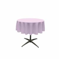 LA Linen TCpop51R-LilacP45 Polyester Poplin Tablecloth, Lilac - 51 in. Round