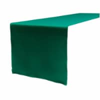 LA Linen TCpop14x108-TealP43 Polyester Poplin Table Runner, Teal - 14 x 108 in.