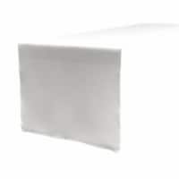 LA Linen TCpop14x108-WhiteP11 Polyester Poplin Table Runner, White - 14 x 108 in.