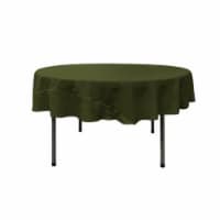 LA Linen TCpop72R-OliveP21 Polyester Poplin Tablecloth, Olive - 72 in. Round