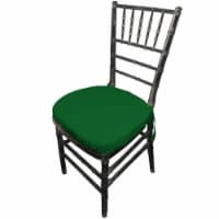 LA Linen PopChiavaryPadCover-Pk4-GreenEmP32 Polyester Cushion Cover, Green- 4 pack