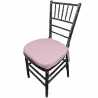 LA Linen PopChiavaryPadCover-Pk4-P45 Polyester Poplin Chair Cushion Cover, Lilac- 4 pack