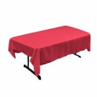 LA Linen TCpop60x90-FuchsiaP49 Polyester Poplin Rectangular Tablecloth, Fuchsia - 60 x 90 in.