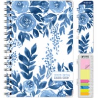 Global Printed Products Hardcover Academic Year 23-24 Planner (Blue Bloom)