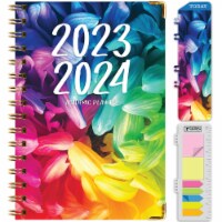 Global Printed Products Hardcover Academic Year 23-24 Planner (Rainbow Petals)