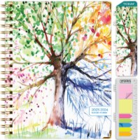Global Printed Products Hardcover Academic Year 23-24 Planner (Tree Seasons)