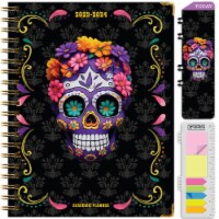 Global Printed Products Hardcover Academic Year 23-24 Planner (Sugar Skull)