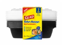 Glad® Take-Aways Meal Prep Containers Perspective: Main