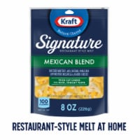 Kraft Signature Restaurant Style Melt Mexican Blend Cheese 8 oz Perspective: Main