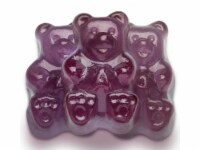 Grape Gummi Bears 2 pounds Purple Gummy Bears 260 pieces of candy