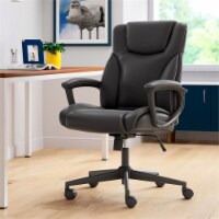 Serta Connor Office Chair Black Bonded Leather