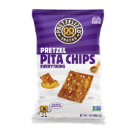PRETZELIZED™ Snacks Everything Pita Chips Pretzels Bag Perspective: Main