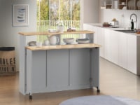 Jorim - Kitchen Cart Natural & Gray
