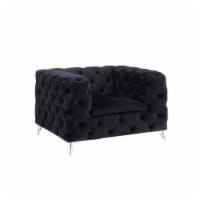 Chair, Black Velvet