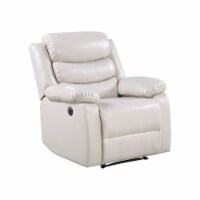 Power Recliner, Beige PU